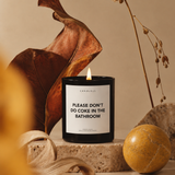 Please Don’t Do Coke In The Bathroom, Luxury Scented Candle